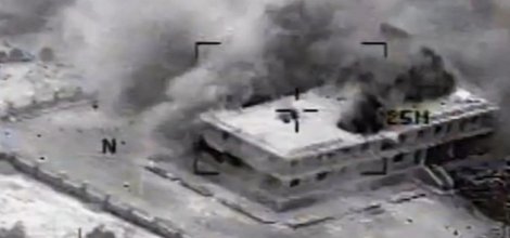 ABD Kobani'de IŞİD'e havadan saldırdı