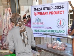 IHO EBRAR, Gazze'de 'Kurban Programı'nı gerçekleştirdi