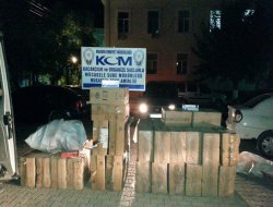 Mardin'de kaçak sigara ele geçirildi