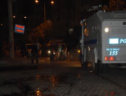 Siverek'te olaylar dün gece devam etti