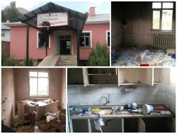 Van'da PPK yandaşları sağlık ocağını talan etti