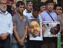 Urfa'da şehitlere rahmet katillere lanet yağdı