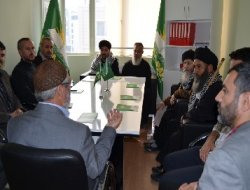 Aczimendi Dergâhı'ndan HÜDA PAR'a geçmiş olsun ziyareti