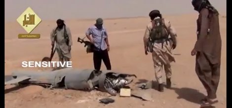 IŞİD ABD keşif uçağını düşürdü-VİDEO