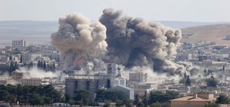 Kobani'de IŞİD hedeflerine hava saldırısı