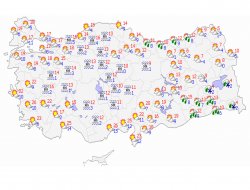 Türkiye genelinde hava durumu