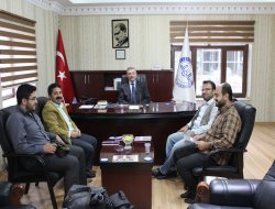 Gazetecilerden Mardin Müftüsüne ziyaret