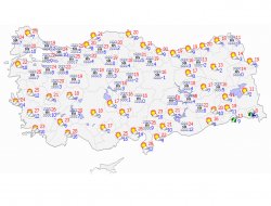 Türkiye genelinde hava durumu