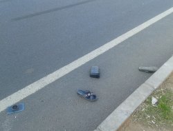 Otomobilin çarptığı kadın ağır yaralandı