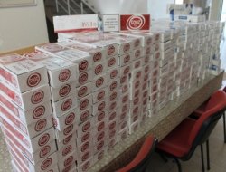 Cizre'de 50 bin paket sigara ele geçirildi