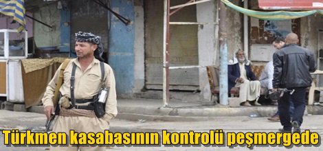 Türkmen kasabasının kontrolü peşmergede
