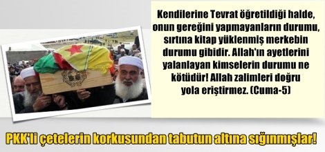 PKK`lilerin Cenazelerini IŞİD`çiler Taşıyor!