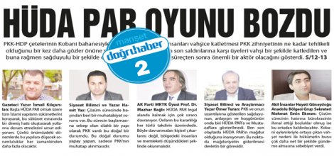 `HÜDA PAR OYUNU BOZDU`