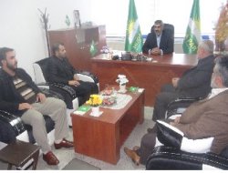 AYDER'den HÜDA PAR`a geçmiş olsun ziyareti