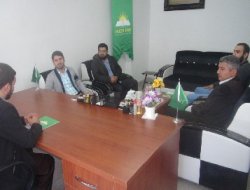 SP'li gençlerden HÜDA PAR'a geçmiş olsun ziyareti