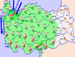 Kuvvetli yağış uyarısı