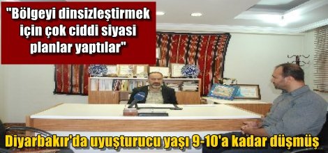 Diyarbakır'da uyuşturucu yaşı 9-10'a kadar düşmüş