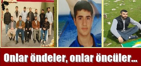 Onlar öndeler, onlar öncüler...