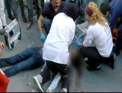 Tarsus'ta damdan düşen genç yoğun bakımda