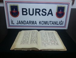 Bursa'da tarihi Tevrat ele geçirildi