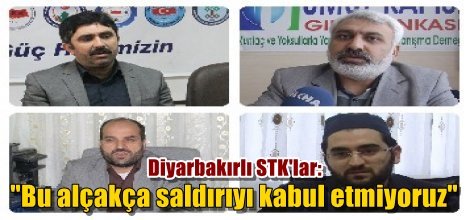 Diyarbakırlı STK'lar: "Bu alçakça saldırıyı kabul etmiyoruz"