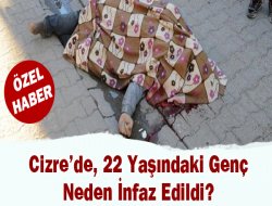Cizre'deki Cinayeti YDG-H Çetesi Niçin İşledi?