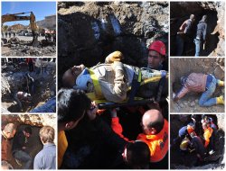 Kanalizasyon çalışmasında göçük: Bir işçi yaralandı