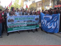 Siverek'ten Siyonist'e lanet yağdı