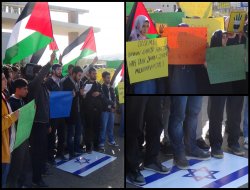 Üniversite öğrencilerinden siyonistlere lanet yağdı