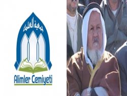 Alimler Cemiyeti'nden Ebu Eymen için taziye mesajı