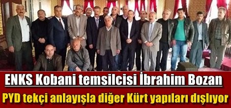 PYD tekçi anlayışla diğer Kürt yapıları dışlıyor