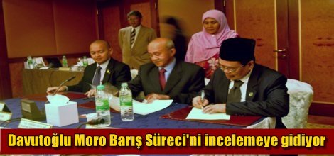 Davutoğlu Moro Barış Süreci'ni incelemeye gidiyor!