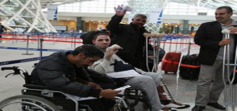 Filistinli Yaralılar Ülkelerine Döndüler