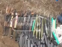 Hakkari'de PKK'nın Silah Dolu Mağarası Bulundu