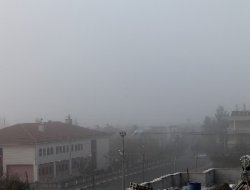 Diyarbakır'da sis