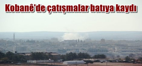 Kobani'de çatışmalar batıya kaydı