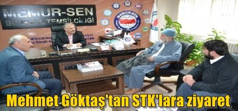 Mehmet Göktaş'tan STK'lara ziyaret