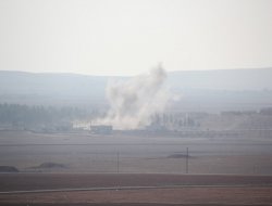 Türkiye tarafına havan düştü