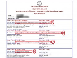 Farklı okullarda sınava giren AÖF öğrencileri mağdur oluyor