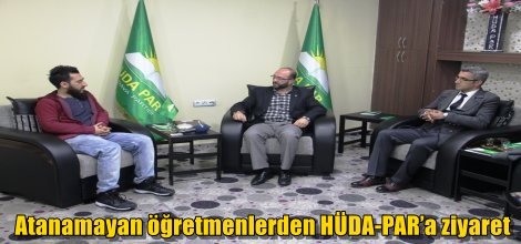 Atanamayan öğretmenlerden HÜDA-PAR’a ziyaret