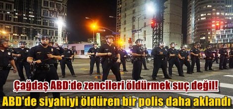 ABD'de siyahiyi öldüren bir polis daha aklandı