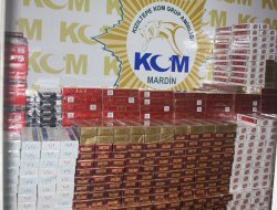 Mardin’de kaçak sigara ele geçirildi