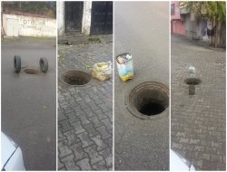 Batman’da hırsızlar rögar kapaklarına dadandı