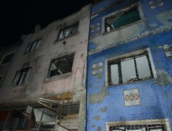 Yangının çıktığı sokak savaş alanı gibi