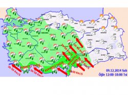 Kuvvetli yağışlara dikkat!