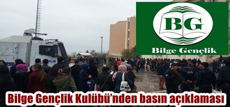 Bilge Gençlik Kulübü’nden basın açıklaması