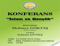 “İslam ve Gençlik” konferansına davet