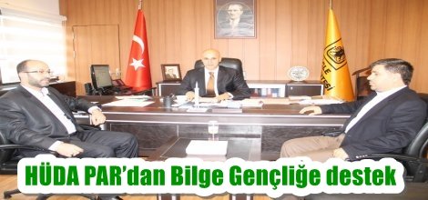 HÜDA PAR’dan Bilge Gençliğe destek