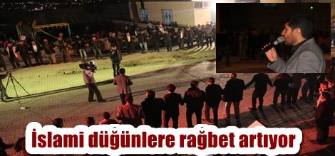 İslami düğünlere rağbet artıyor