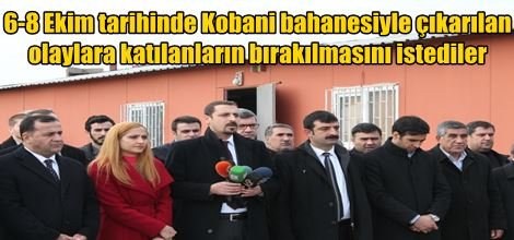 Kobani olaylarında taş atanları savundular